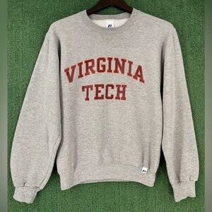 Vintage 90’s Russell Athletic Virginia Tech Hokies Sweatshirt Women’s Size Small
